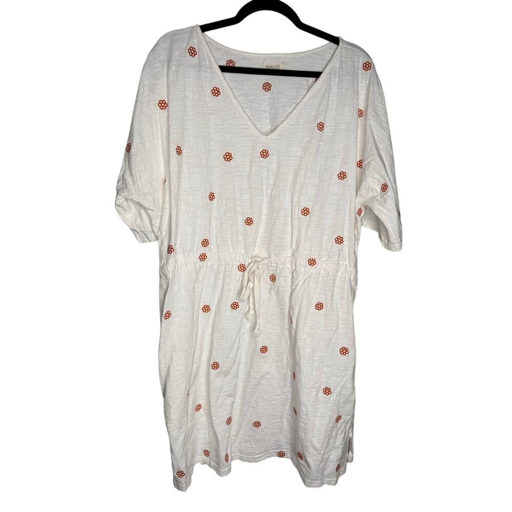 Roolee Daisy Print Swim Cover linen blend‎